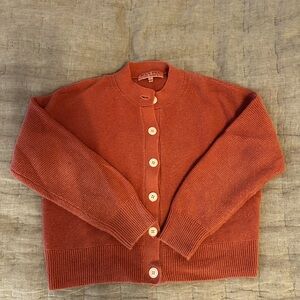 Alex Mill 100% cashmere pink cardigan size S